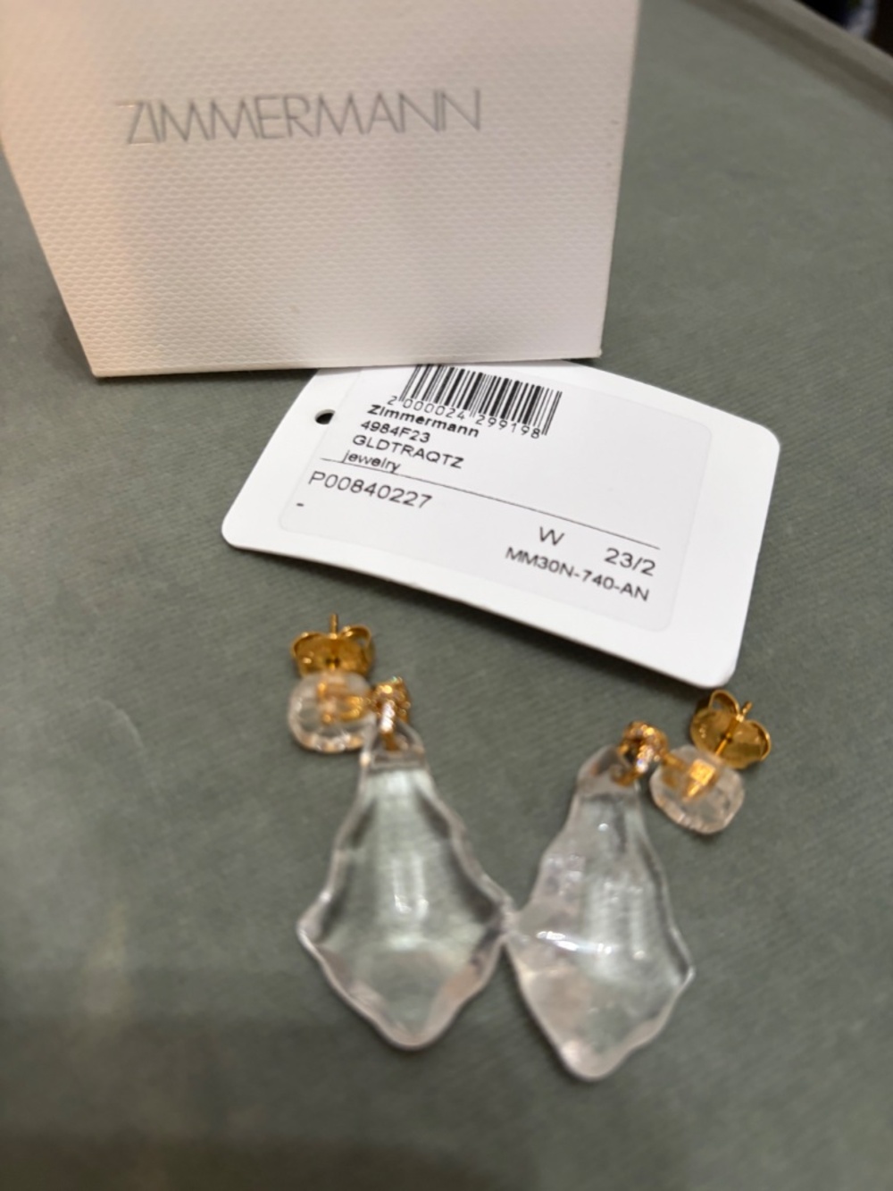 Zimmermann crystal chandelier earrings - Picture 2 of 9